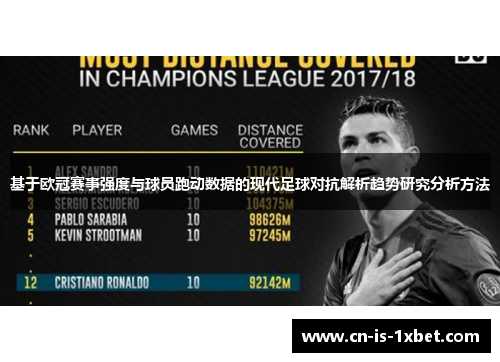 基于欧冠赛事强度与球员跑动数据的现代足球对抗解析趋势研究分析方法