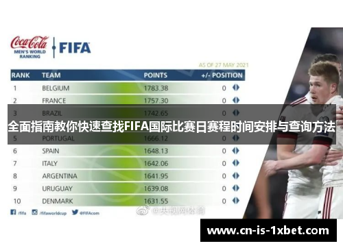 全面指南教你快速查找FIFA国际比赛日赛程时间安排与查询方法
