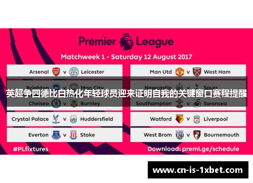 英超争四德比白热化年轻球员迎来证明自我的关键窗口赛程提醒